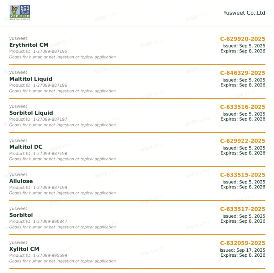 Non-GMO Project Verified