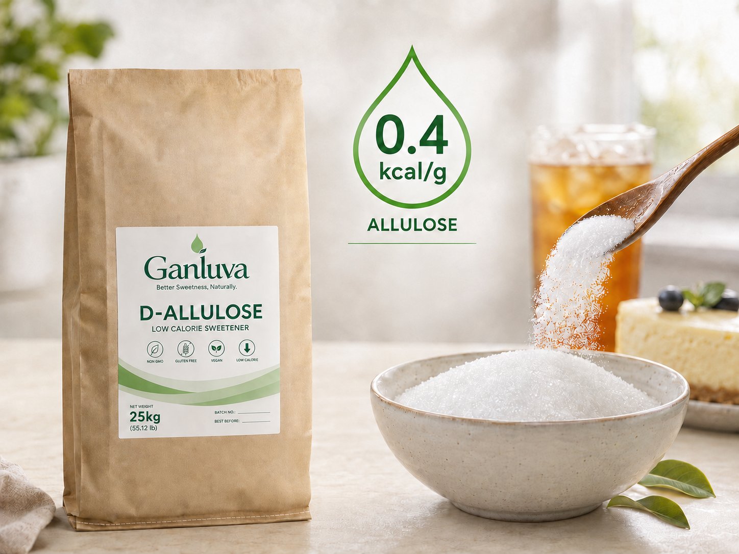 Ganluya D-Allulose 25 kilogram product showcase